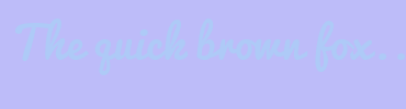 Image with Font Color AECAF7 and Background Color BDBCF9